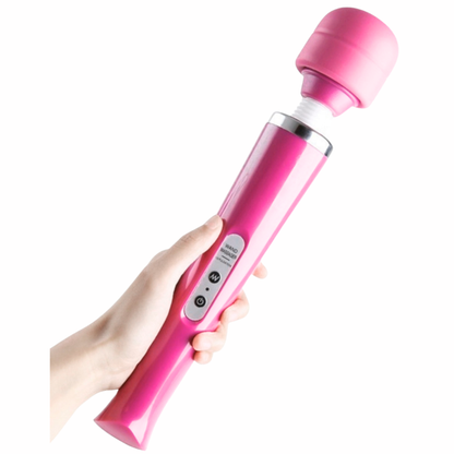 Wand Massager – Oplaadbare Krachtige Multi-Speed Vibrator (32.5cm Roze)