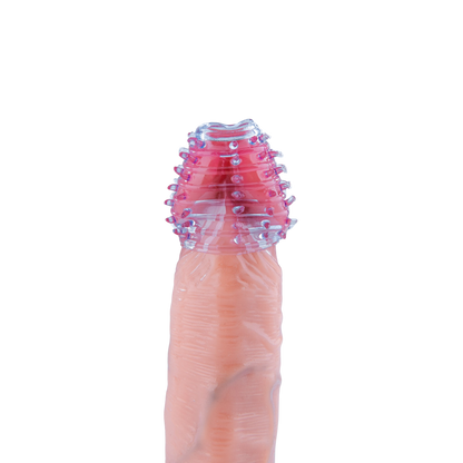 CockSleeve 2-Pack – Transparante & Blauwe Penis Sleeves met Textuur