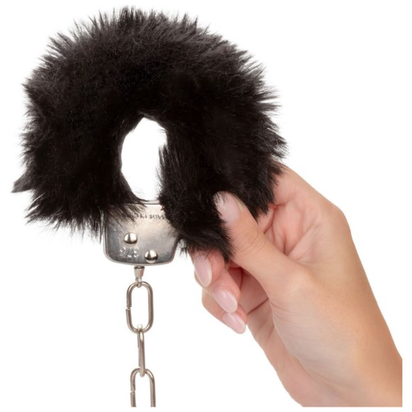 Fluffy Handboeien in Zwart