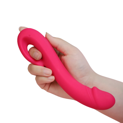 Flexibele G-Spot Vibrator met Handgreep – USB Oplaadbaar