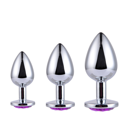 Starters Buttplug Set Met Paars Kristal