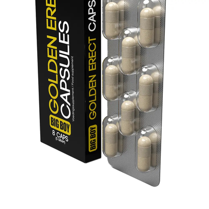 Golden Erect Capsules – Big Boy 8 Caps