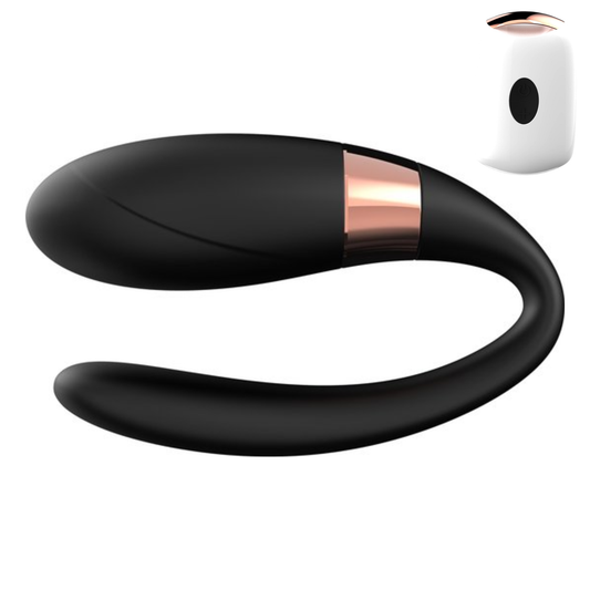 U-Vibe Couples Vibrator met Afstandsbediening – Zwart