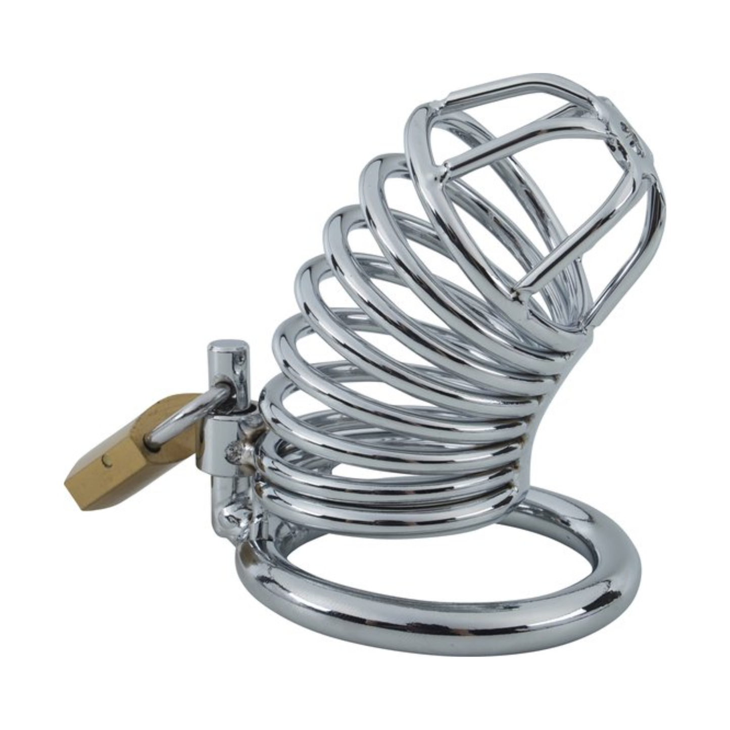 Prison Break Chastity Cage – RVS Penis Kooi - Silver