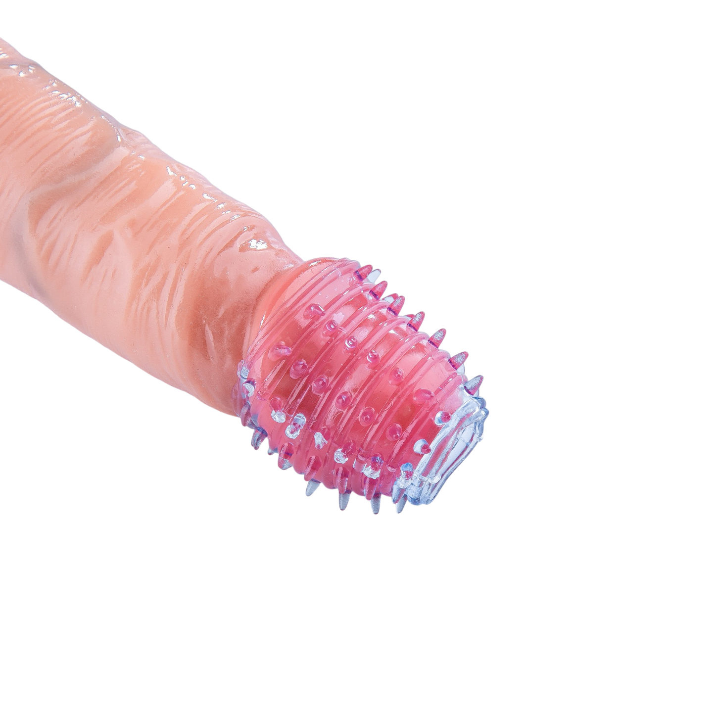 CockSleeve 2-Pack – Transparante & Blauwe Penis Sleeves met Textuur