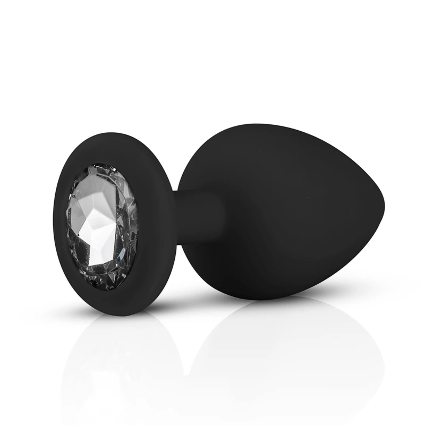 Luxe Siliconen Anal Plug met Kristal (S, M, L & 3-Pack Set)