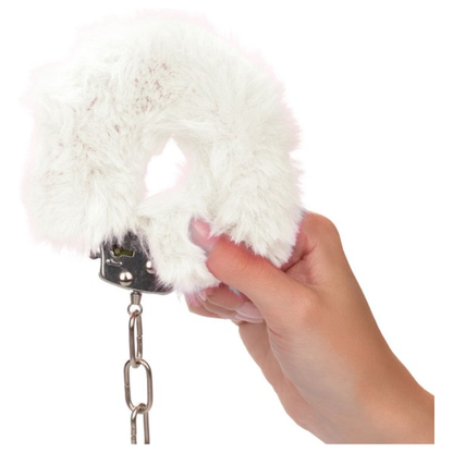 Fluffy Handboeien in Wit