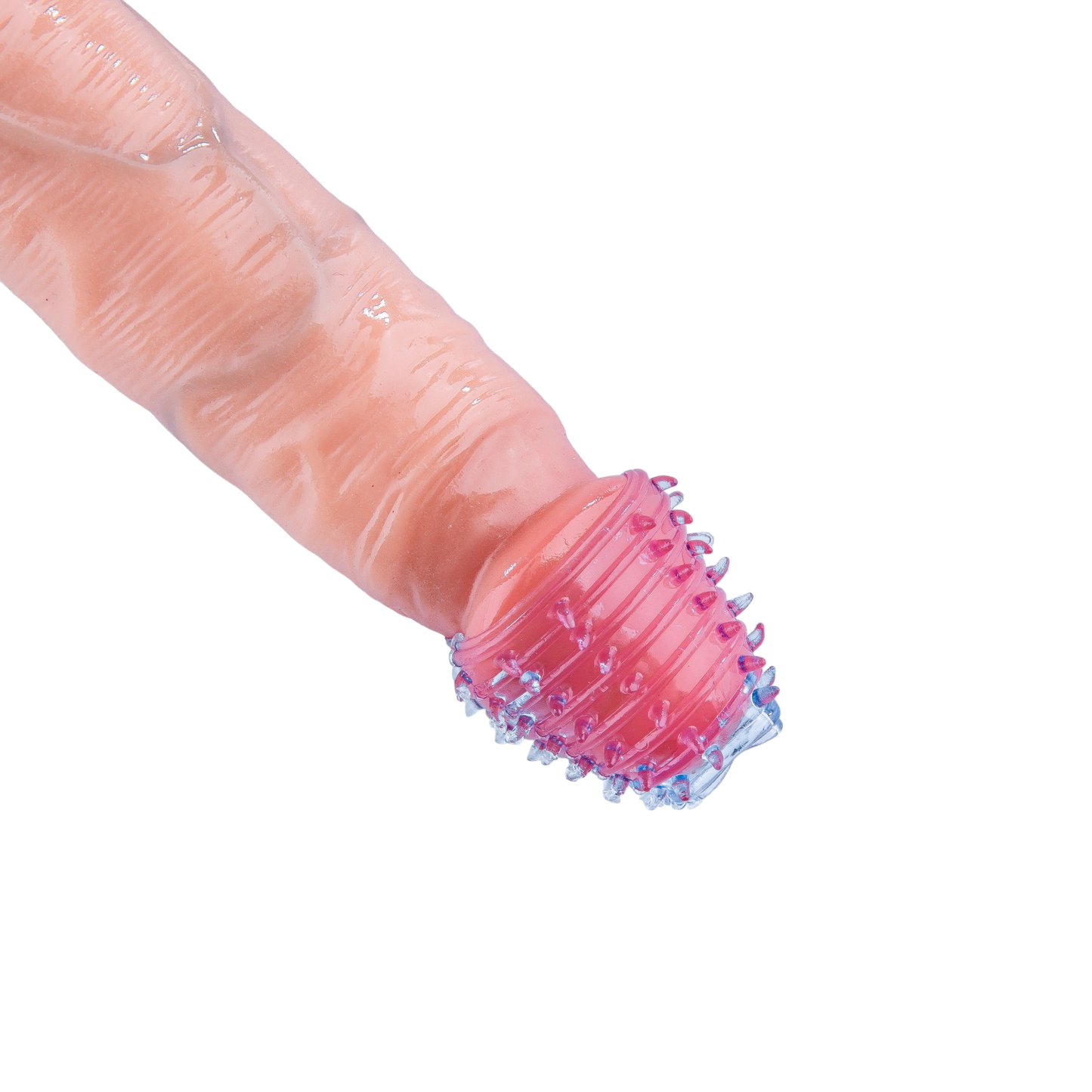 CockSleeve 2-Pack – Transparante & Blauwe Penis Sleeves met Textuur