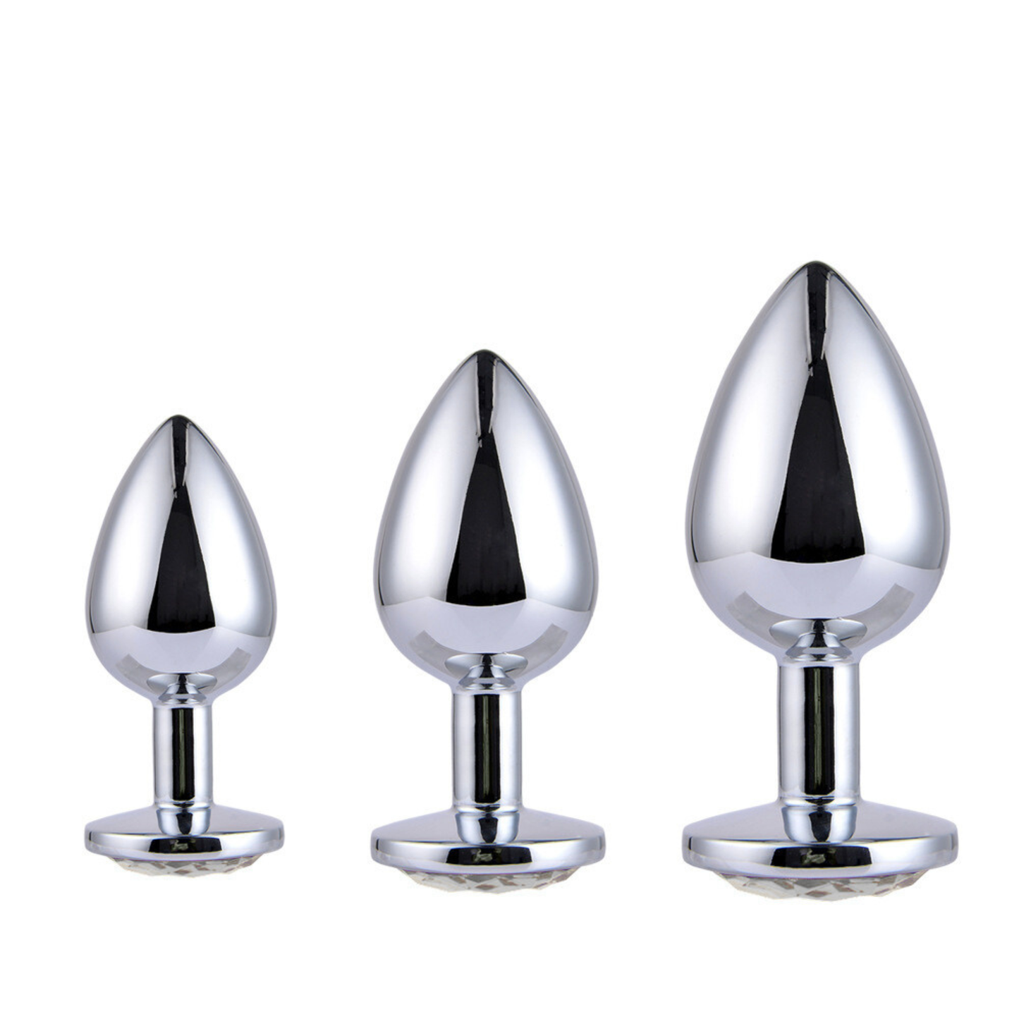 Starters Buttplug Set Met Zwart Kristal