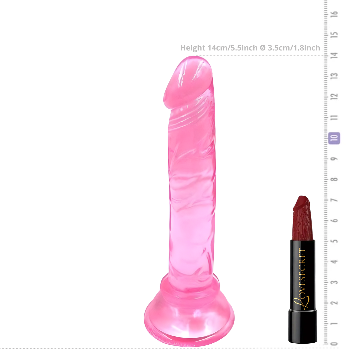 Roze Mini Dildo met Zuignap (14 cm)