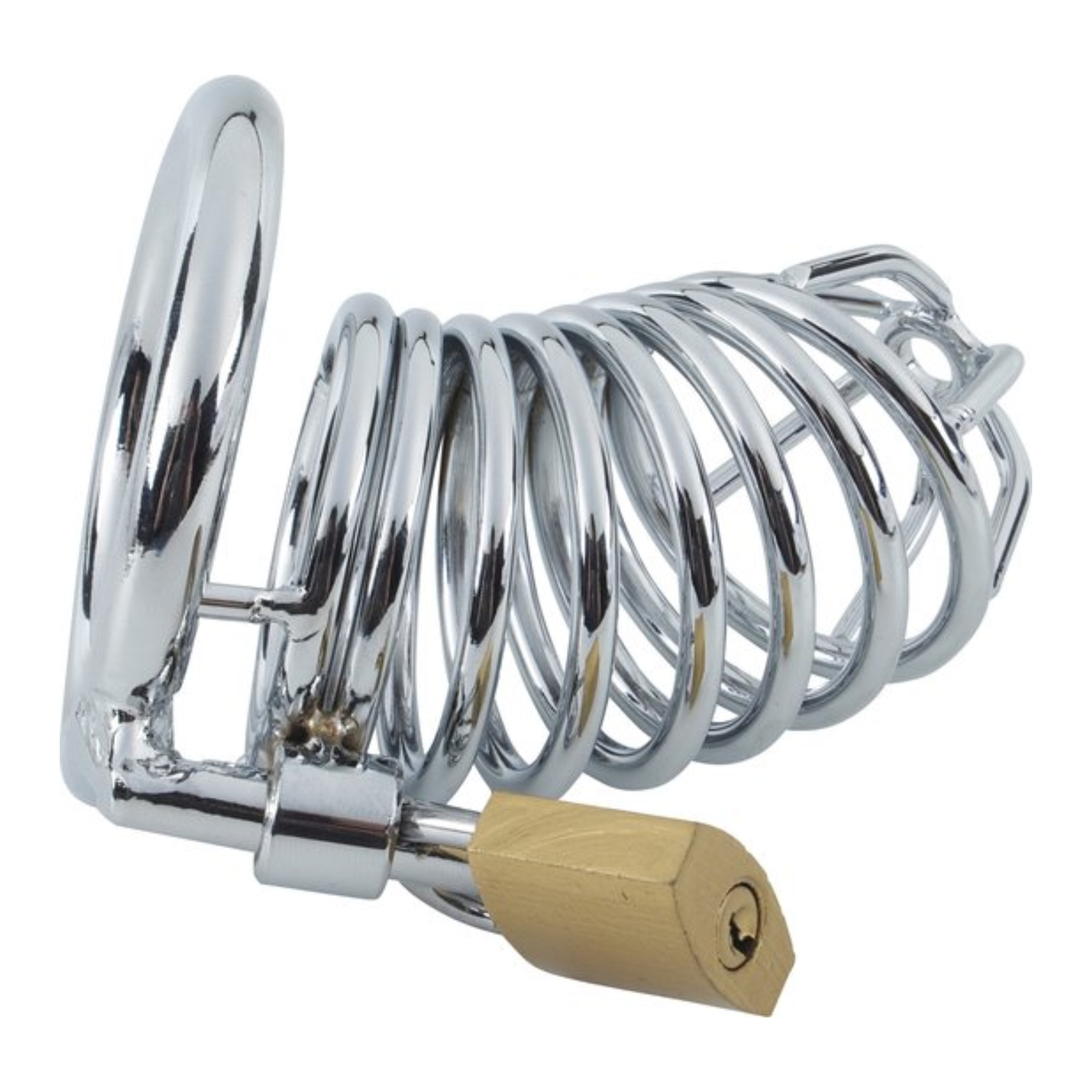 Prison Break Chastity Cage – RVS Penis Kooi - Silver