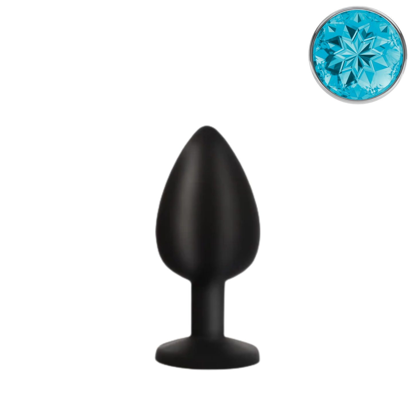 Luxe Siliconen Anal Plug met Kristal (S, M, L & 3-Pack Set)