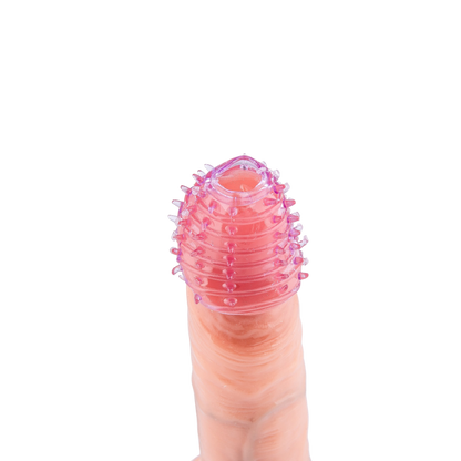 CockSleeve 2-Pack – Roze & Paarse Penis Sleeves met Textuur