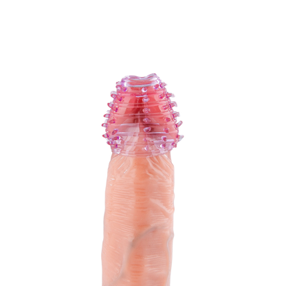CockSleeve 2-Pack – Roze & Paarse Penis Sleeves met Textuur
