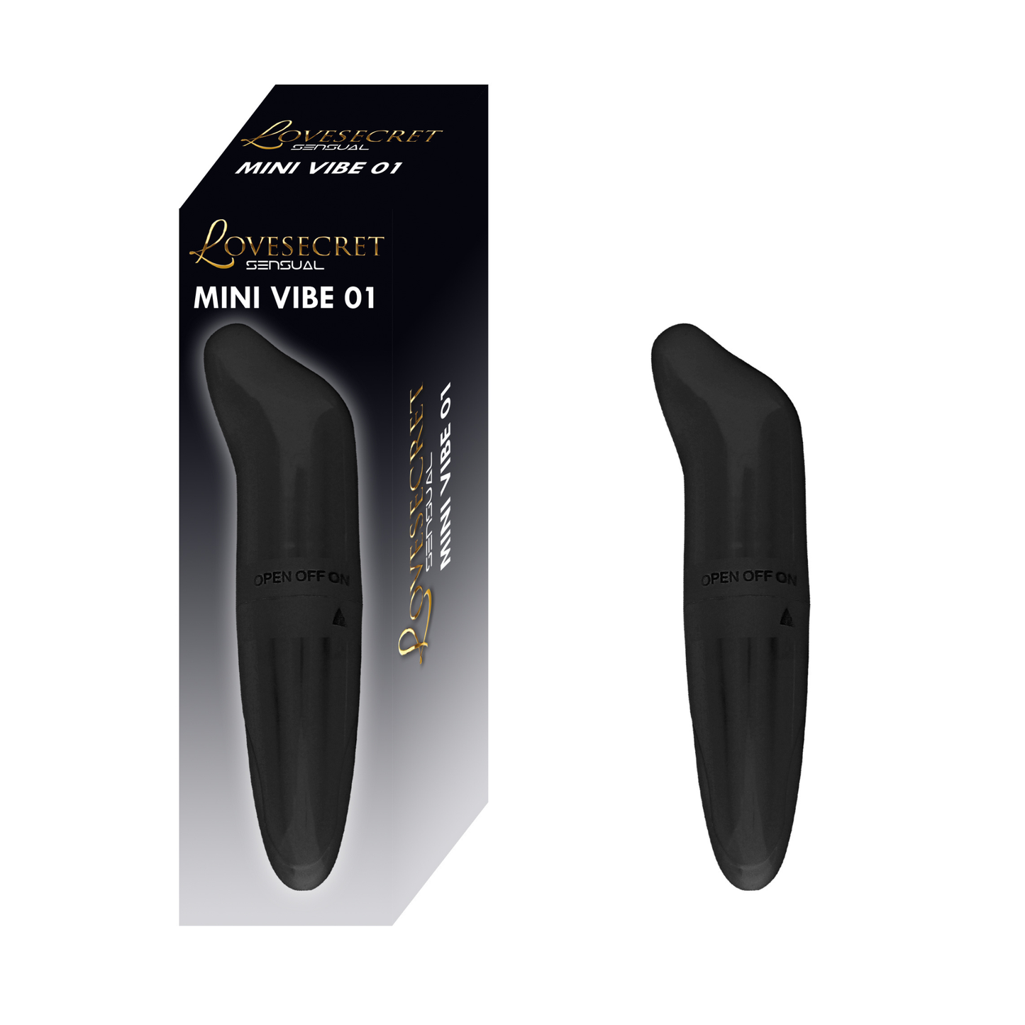 Dolfijn Mini Vibrator Zwart 11.8cm