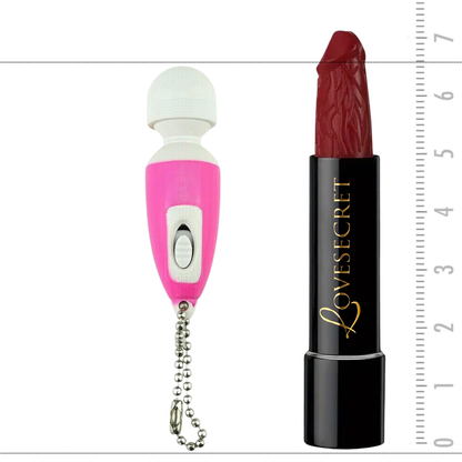 Mini Wand Sleutelhanger – Compacte Massager Vibrator Roze