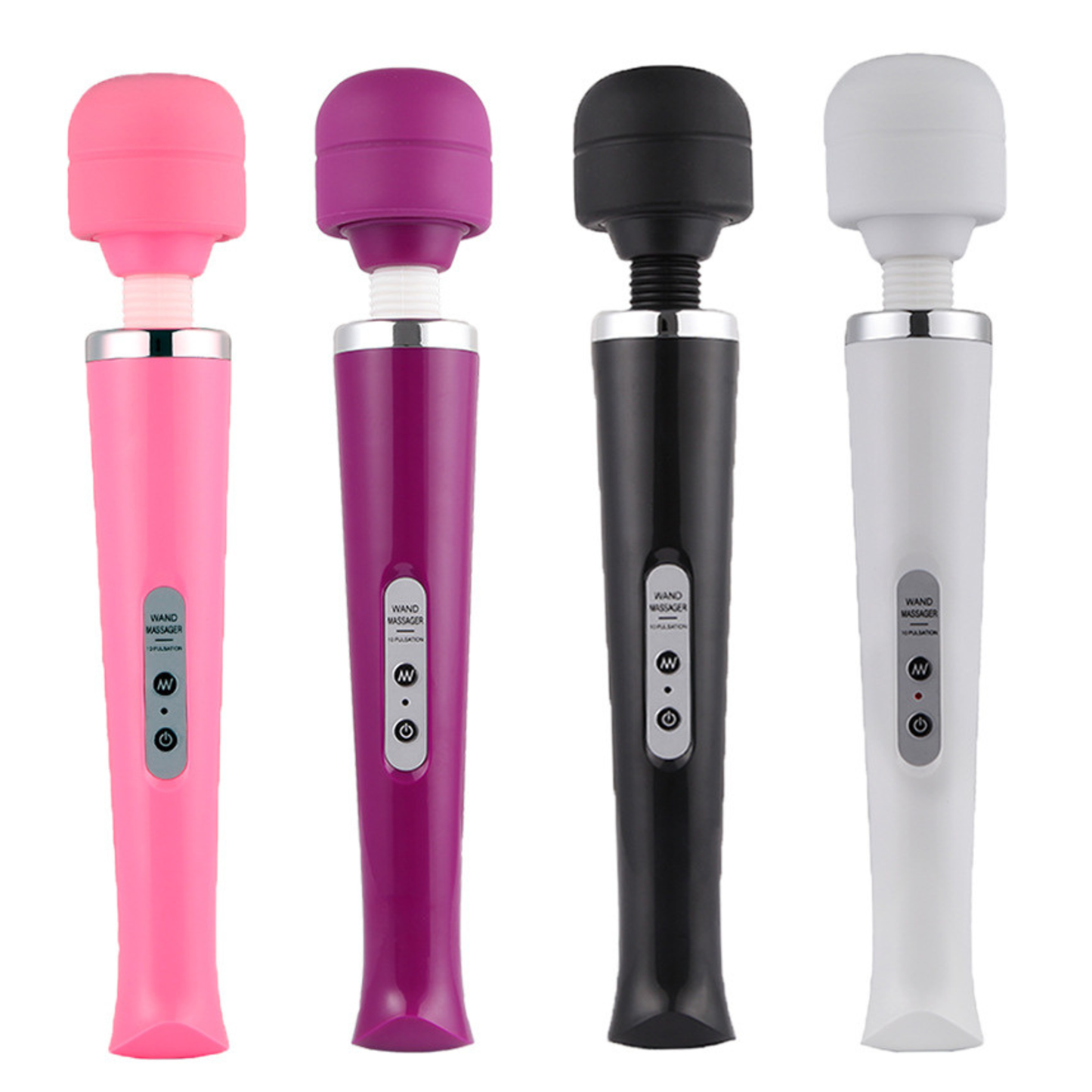 Wand Massager – Oplaadbare Krachtige Multi-Speed Vibrator (32.5cm Roze)