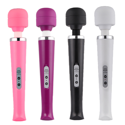 Wand Massager – Oplaadbare Krachtige Multi-Speed Vibrator (32.5cm Roze)