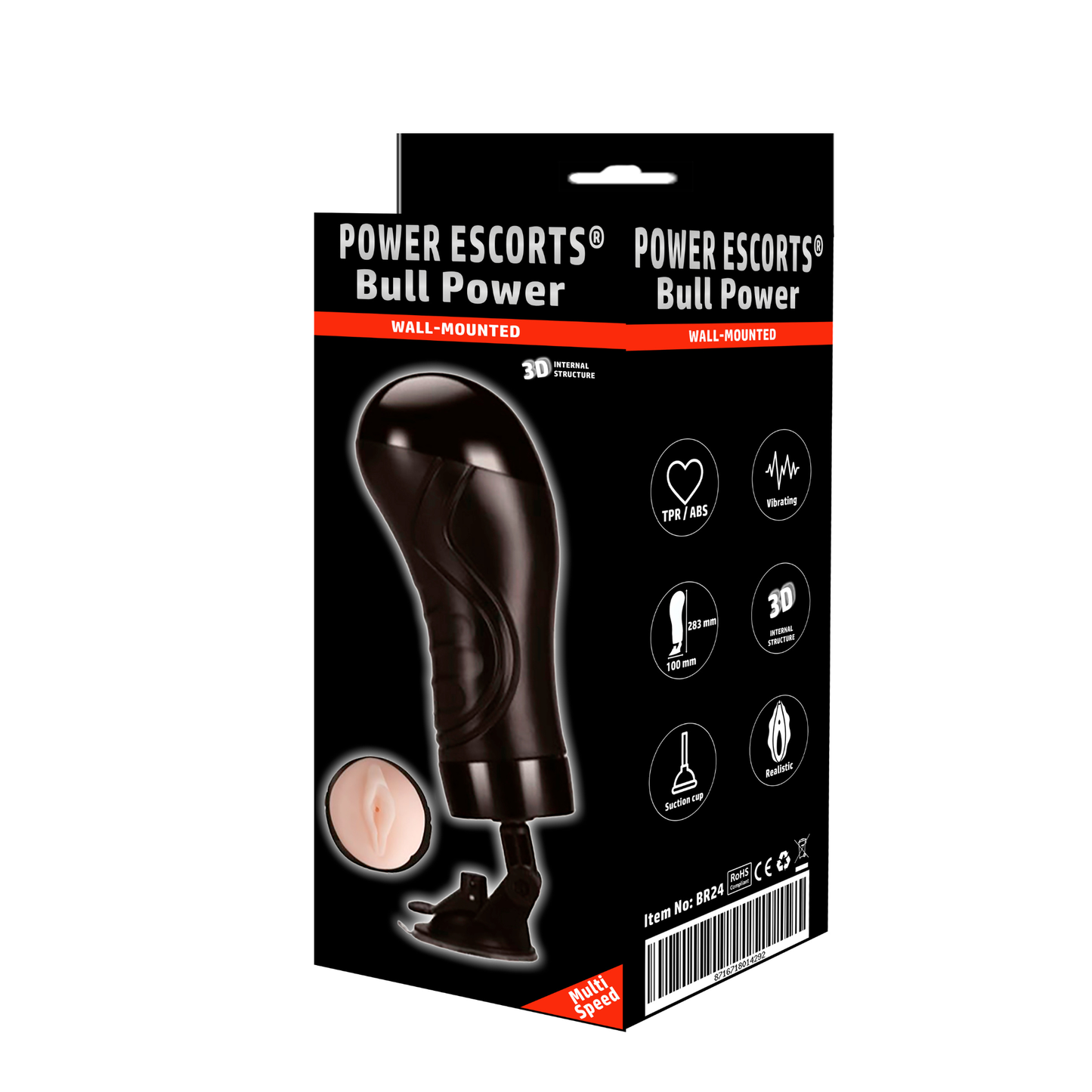 Bull Power – Wandgemonteerde Vibrerende Masturbator