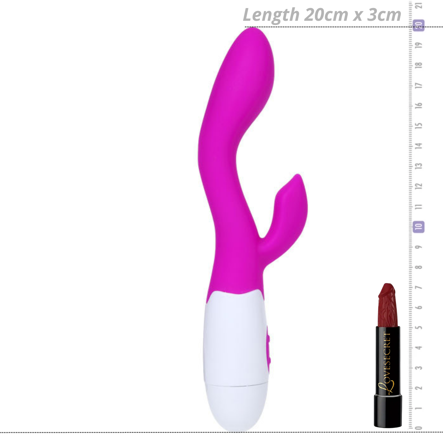 Tessa Siliconen Rabbit Vibrator met 10 Vibratiestanden