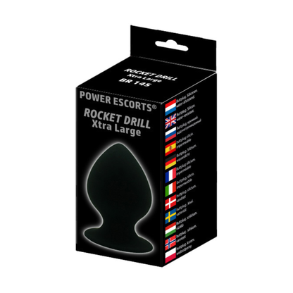 Rocket Drill XLarge Siliconen Buttplug 13cm Ø7,2cm