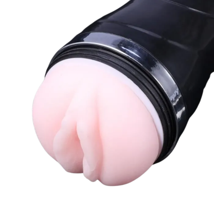 Bison Power Wand Gemonteerde Vibrerende Masturbator Zwart