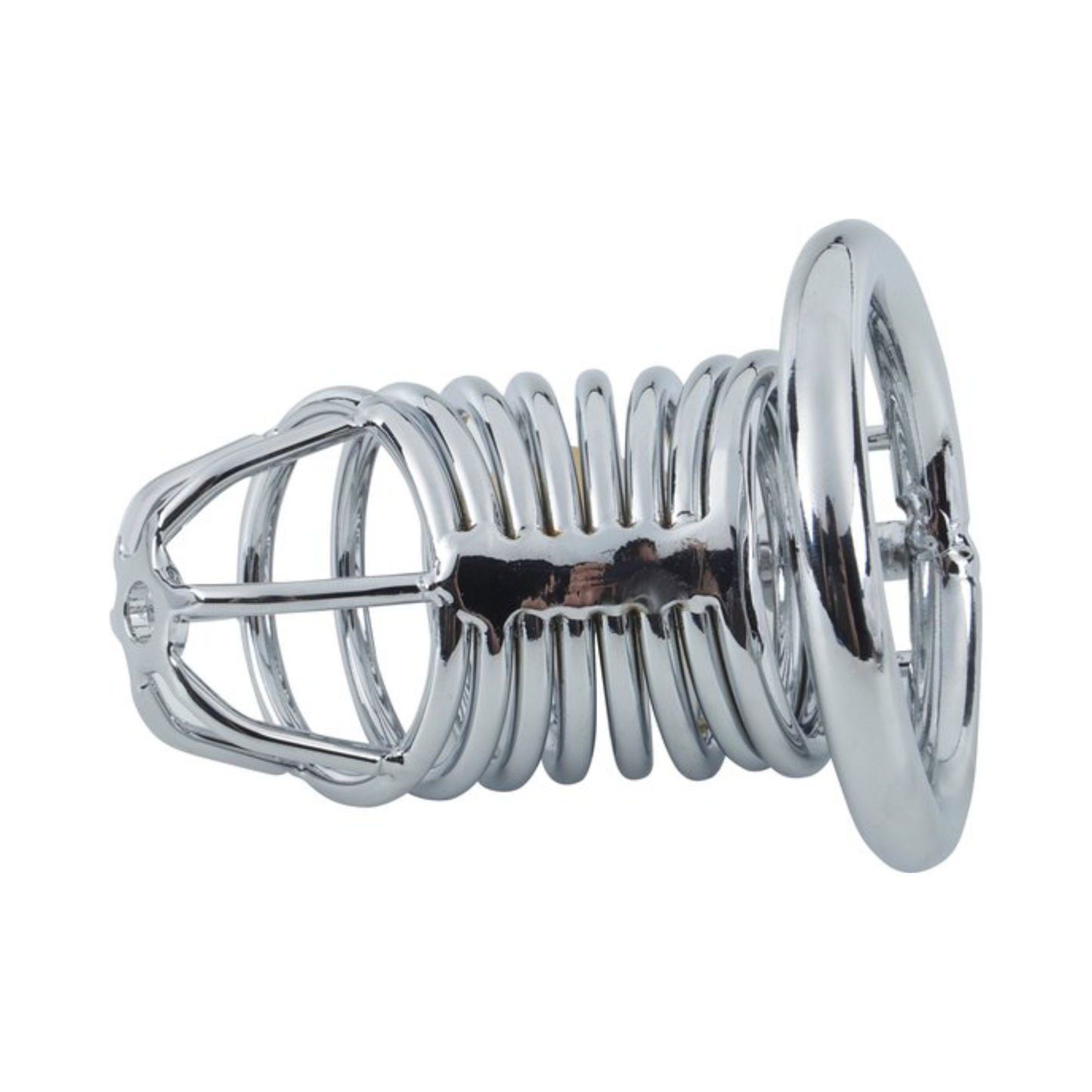 Prison Break Chastity Cage – RVS Penis Kooi - Silver