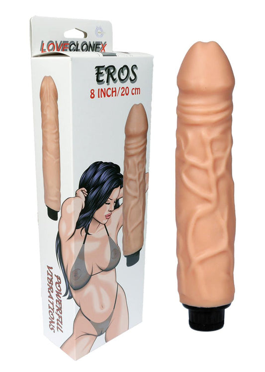 Boysoftoys – Eros Love Clone X Realistische Vibrator – 20 cm – Cyberskin – Huidskleur – 21-00018