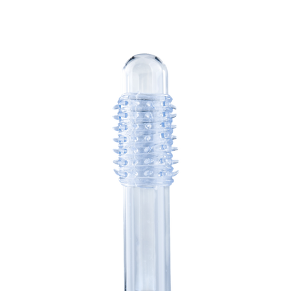 CockSleeve 2-Pack – Transparante & Blauwe Penis Sleeves met Textuur
