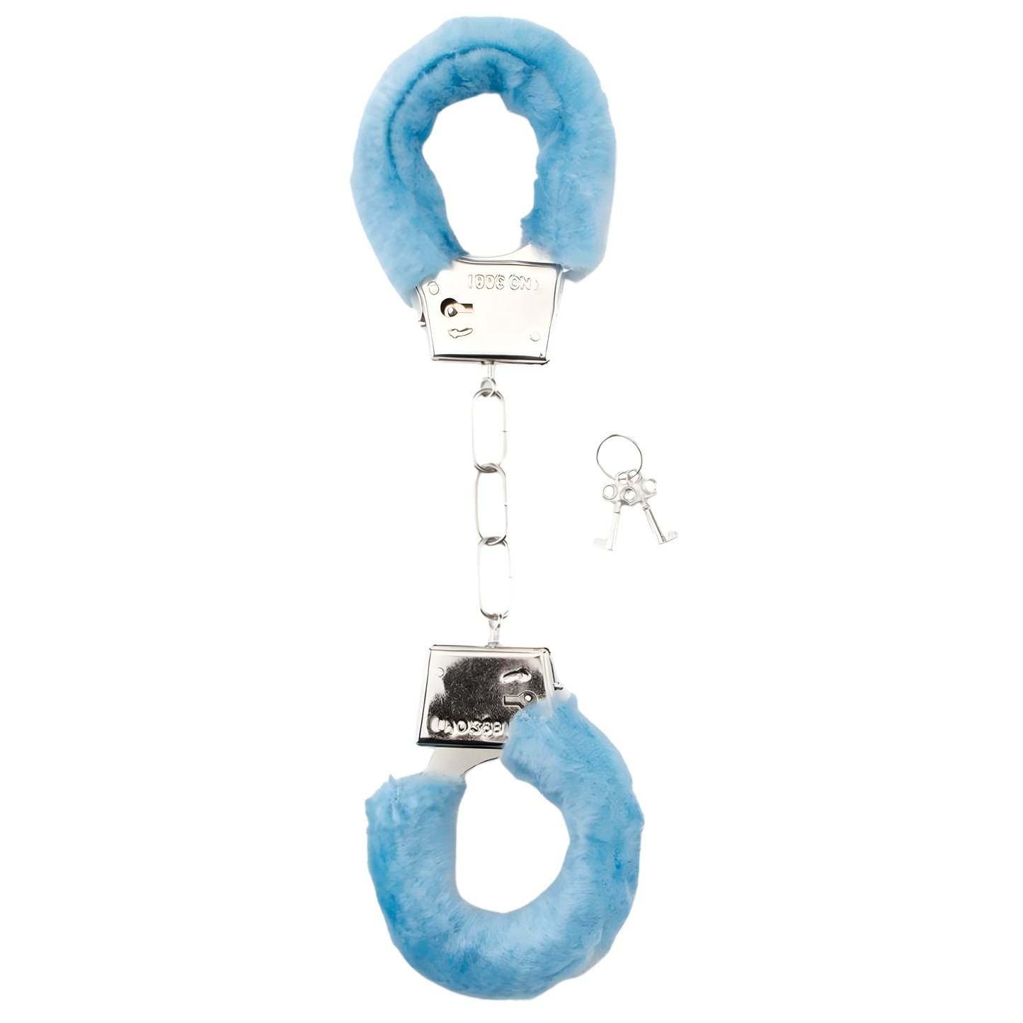 Fluffy Handboeien in Blauw