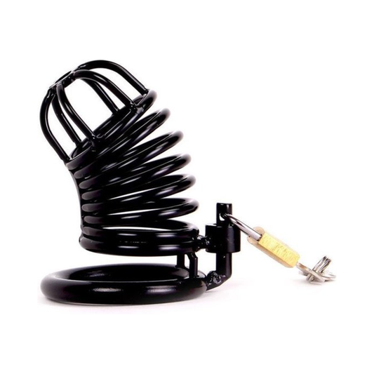 Prison Break Chastity Cage – RVS Penis Kooi Zwart