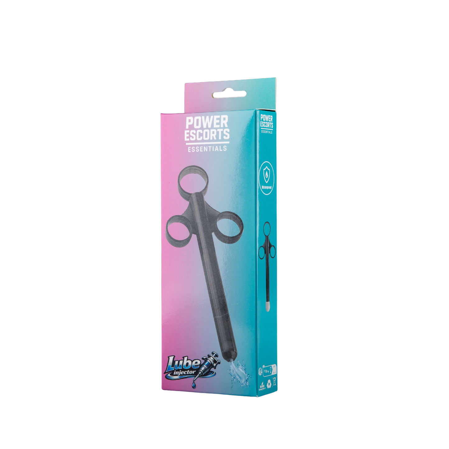 Lube Injector – Waterdichte Glijmiddelapplicator met Drie Vingerringen