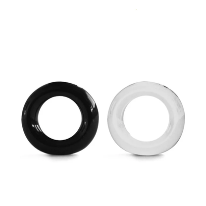 Cockringen 2 Pack Zwart & Wit 3.5cm