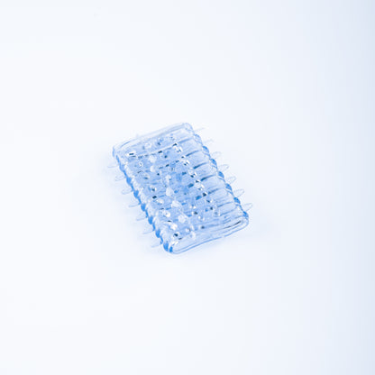 CockSleeve 2-Pack – Transparante & Blauwe Penis Sleeves met Textuur