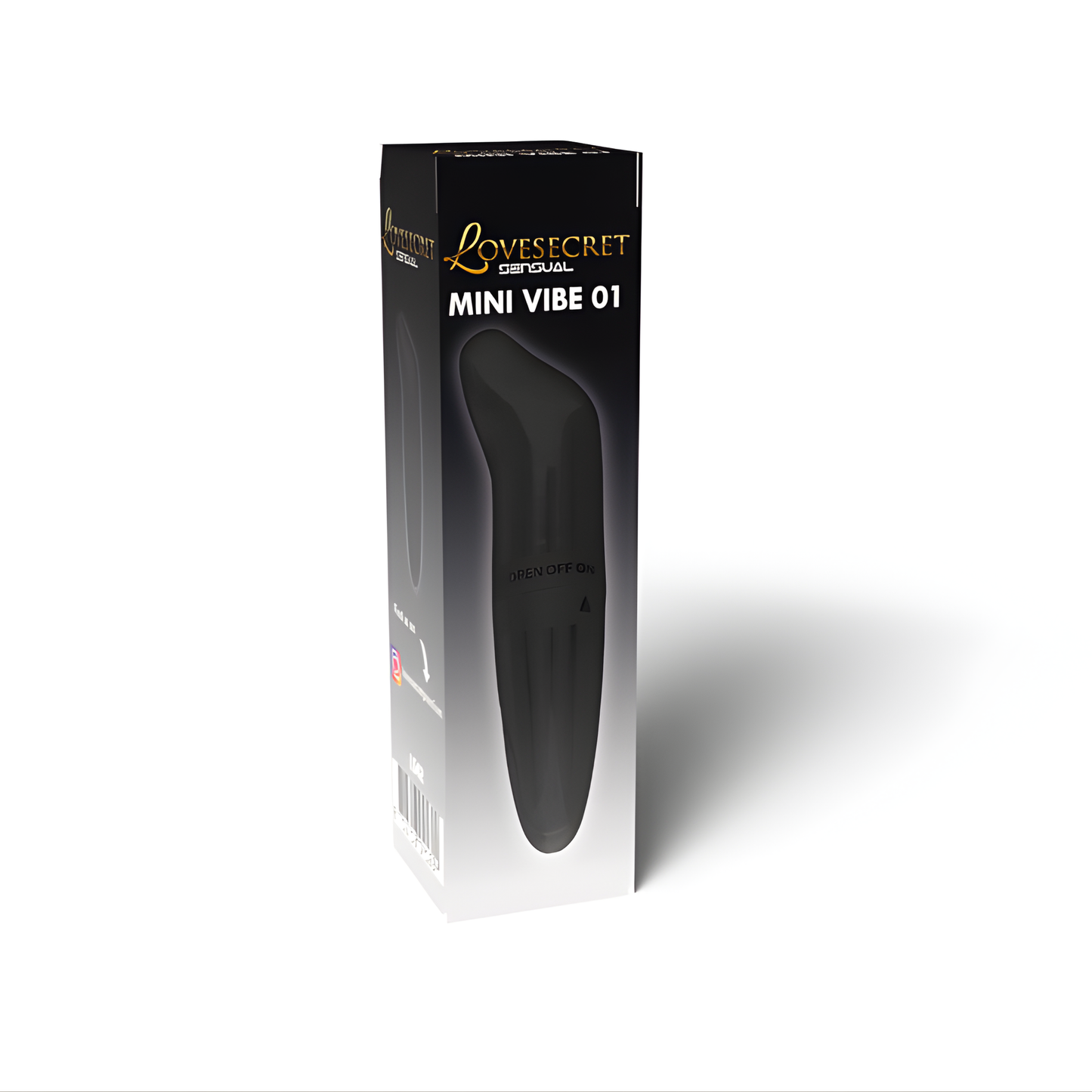 Dolfijn Mini Vibrator Zwart 11.8cm