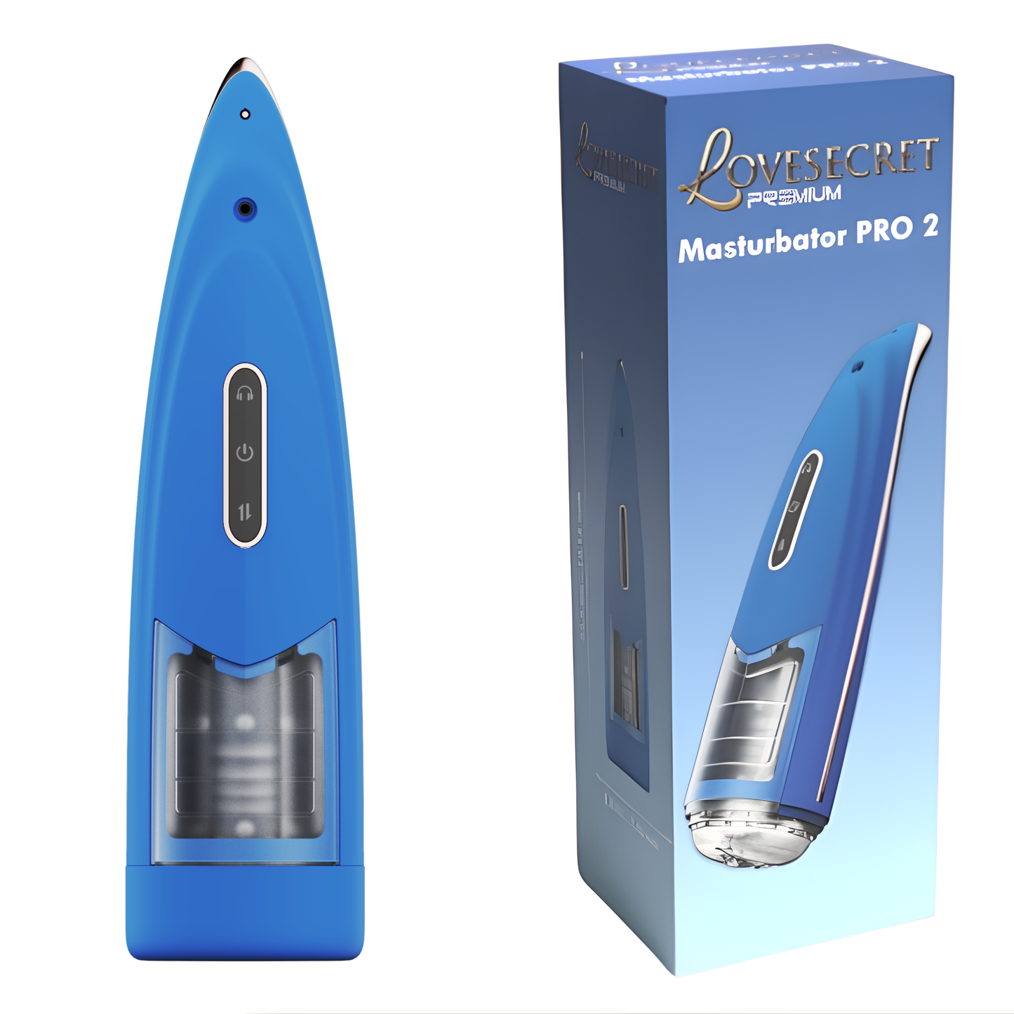 Masturbator met Interactive Voice 6 Functies 33.4cm