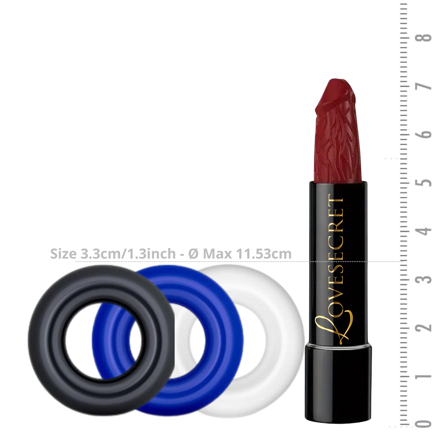 Donut Cockring Set – 3 Elastische Penisringen