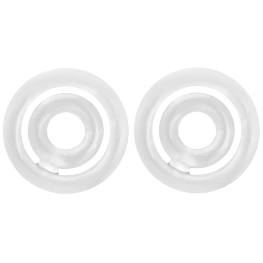 Transparante Cockring Set (2 Stuks)