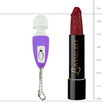 Mini Wand Sleutelhanger – Compacte Massager Vibrator Paars