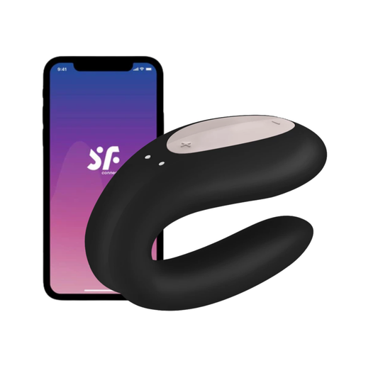 Satisfyer Double Joy – App-gestuurde Partner Vibrator