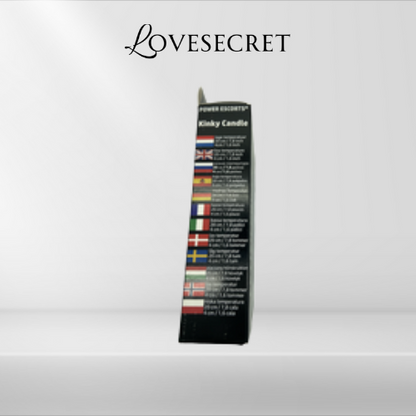 LoveSecret Kinky Candle – Lage Temperatuur Kaars – Paars
