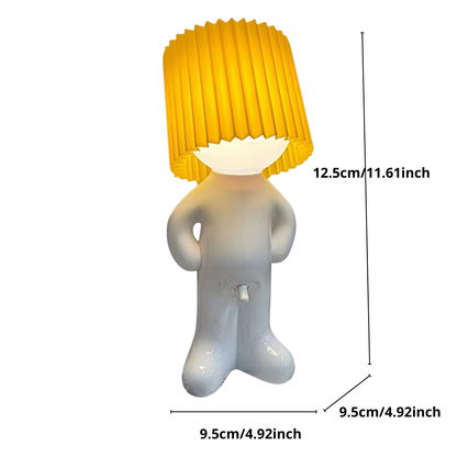 Mr. Lightdick – Ondeugende Tafellamp met Gouden Gloed & USB-C Opladen