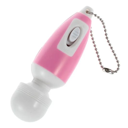 Mini Wand Sleutelhanger – Compacte Massager Vibrator Roze