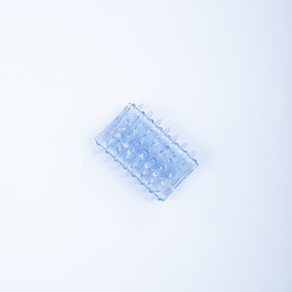 CockSleeve 2-Pack – Transparante & Blauwe Penis Sleeves met Textuur