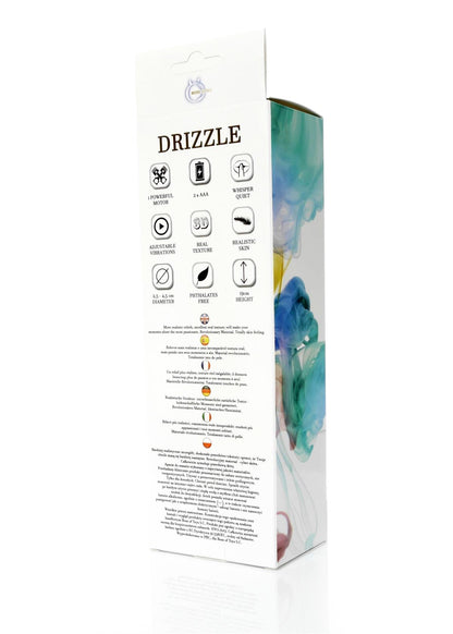 Bossoftoys Drizzle Realistic vibrator - Cyber leather - Extra ordinary Flexible Material - Flesh - 19 cm - 44-00005
