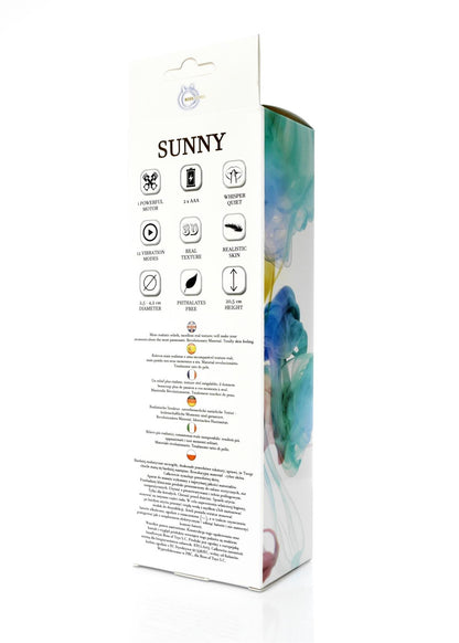 Bossoftoys Sunny Realistic vibrator - 12 function - Cyber leather - Extra ordinary Flexible Material - Flesh - 20,5 cm - 44-00007