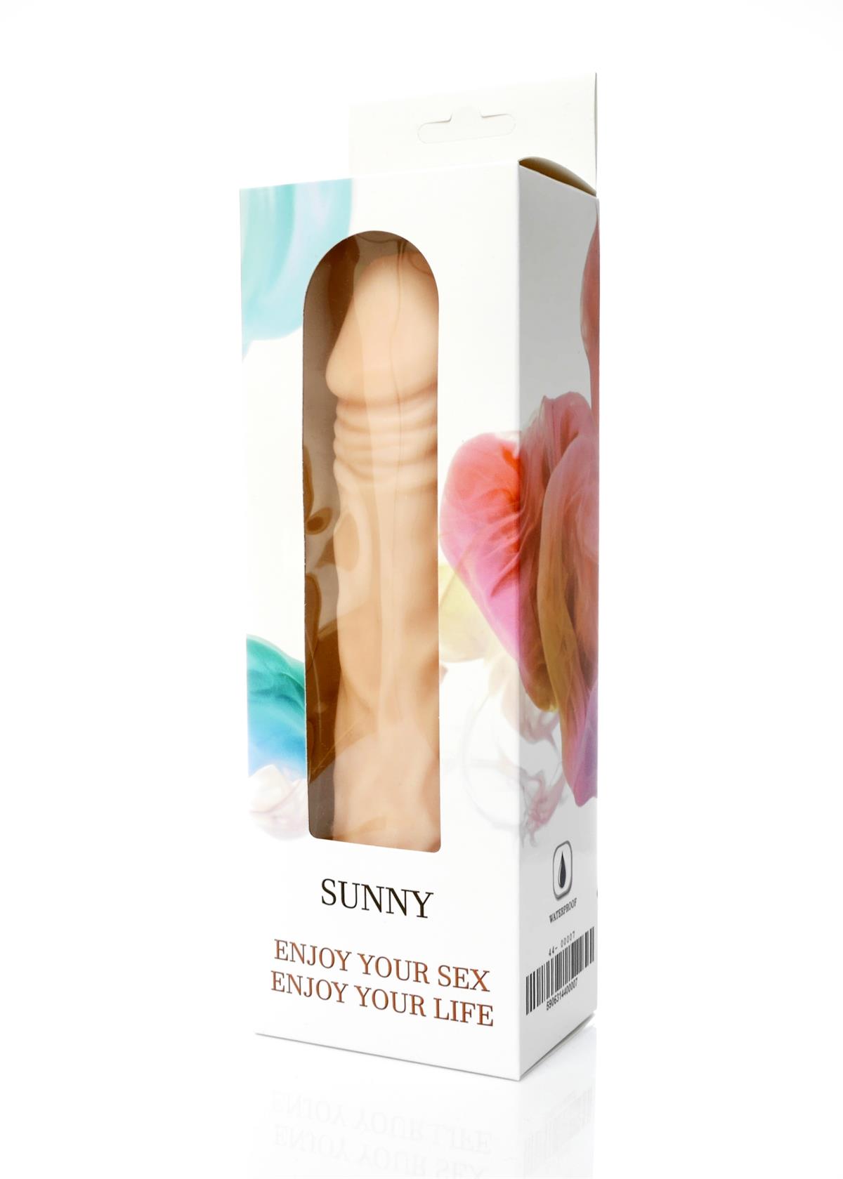 Bossoftoys Sunny Realistic vibrator - 12 function - Cyber leather - Extra ordinary Flexible Material - Flesh - 20,5 cm - 44-00007