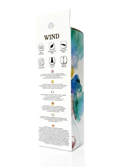 Bossoftoys - 44-00009 - Wind - Realistic  Dildo - Cyber leather - Extra ordinary Flexible Material - Flesh - 19,5 cm
