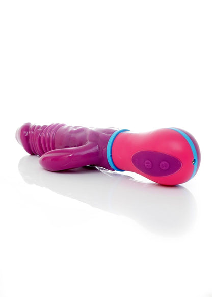 Bossoftoys - 44-00018 - Neptun - Up & Down vibrator - Rotating vibrator - Mega Realistic Bending vibrator - 12 Function - Usb rechargeable - Cyber leather - Extra ordinary Flexible Material - Flesh - 27 cm