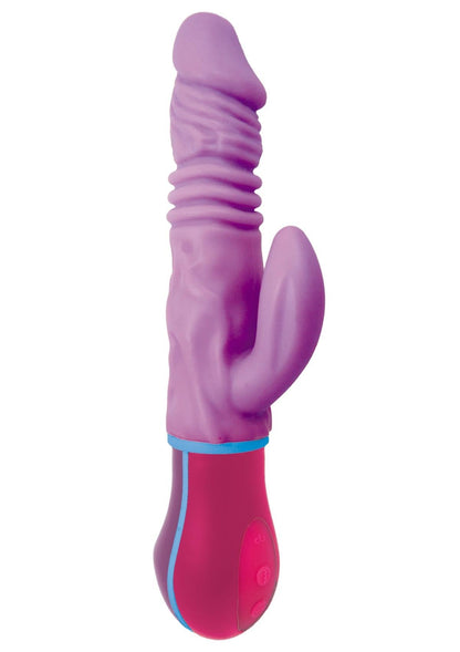Bossoftoys - 44-00018 - Neptune  - Up & Down vibrator - Rotating vibrator - Mega Realistic Bending vibrator - 12 Function - Usb rechargeable - Cyber leather - Extra ordinary Flexible Material - Flesh - 27 cm